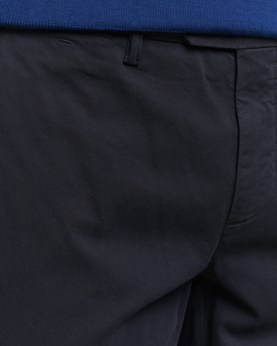 Heren | Broeken | Canali | Cotton Stretch Chinos Navy