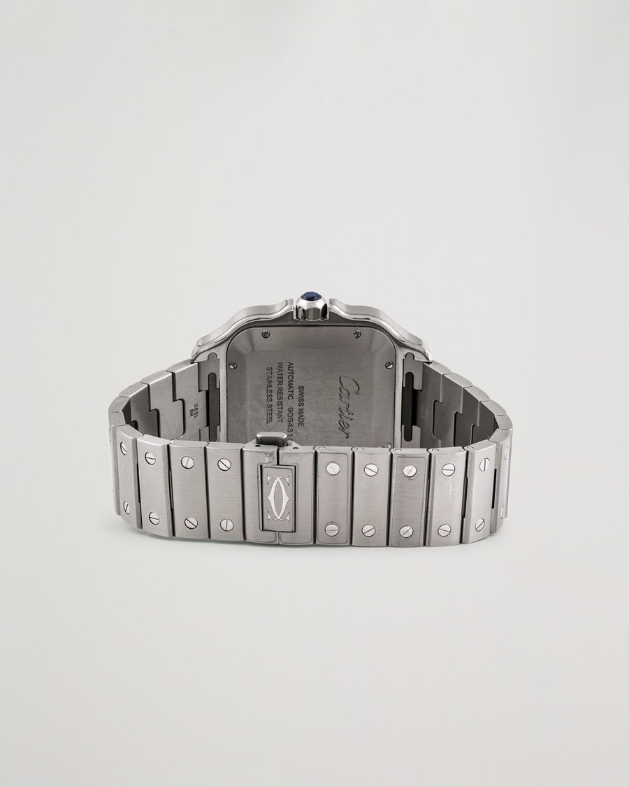 Heren | Cartier Pre-Owned Santos De Cartier Steel WSSA0048 Silver | Cartier Pre-Owned | Santos De Cartier Steel WSSA0048 Silver