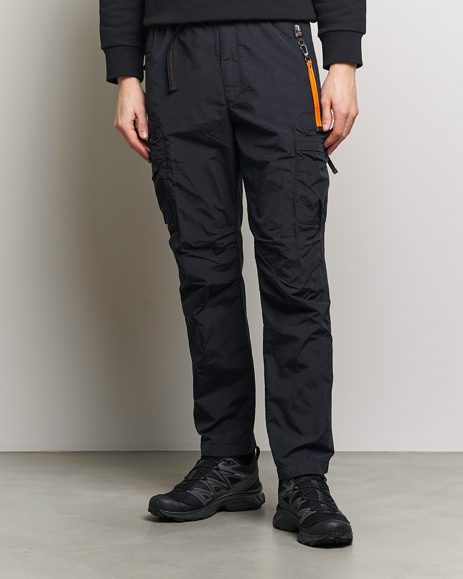 Heren | Cargobroeken | Parajumpers | Sheldon Vintage Nylon Pants Black