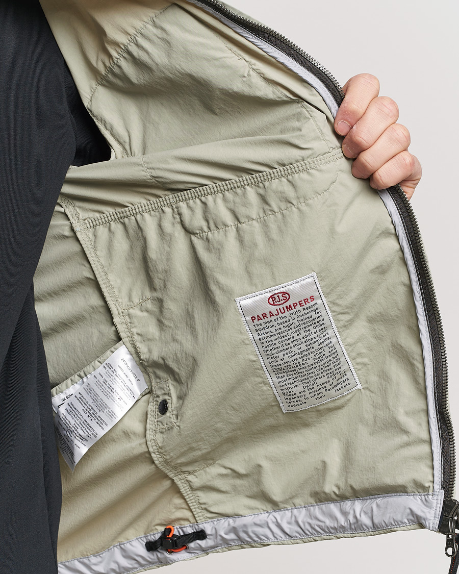 Heren | Jassen | Parajumpers | Nigel Vintage Nylon Hooded Jacket Sage