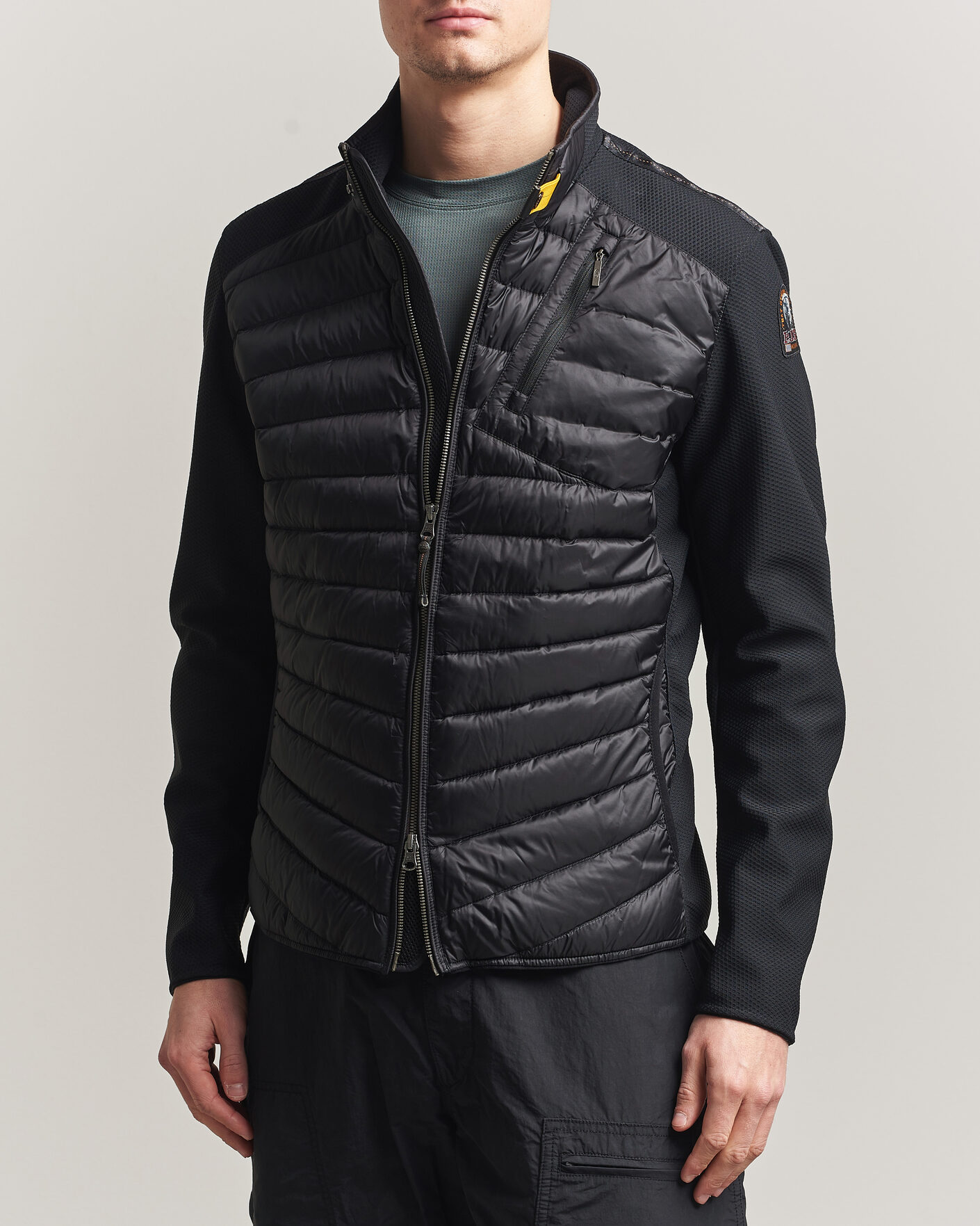 Heren | Jassen | Parajumpers | Jayden Mesh Hybrid Jacket Black