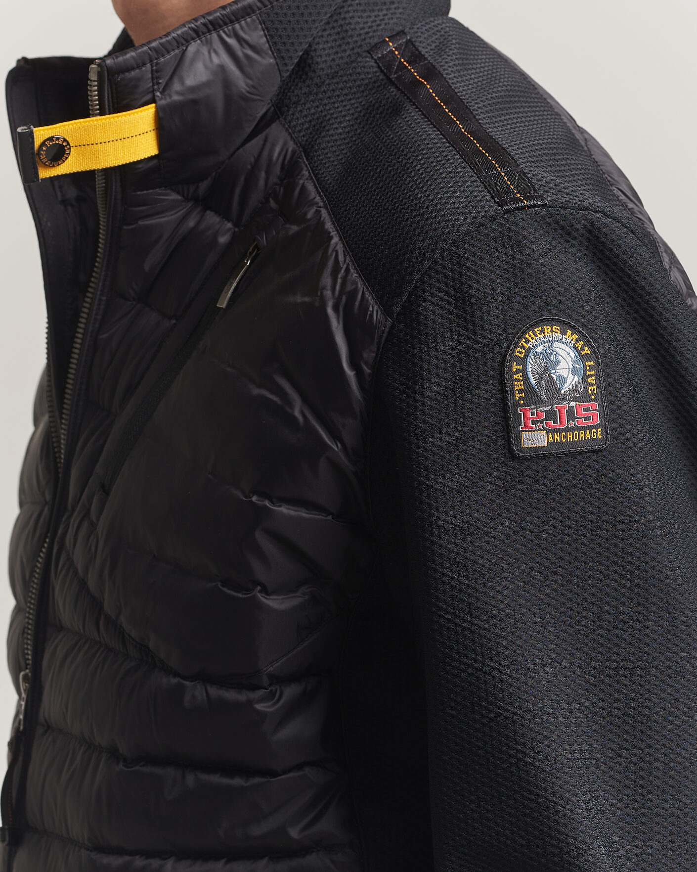 Heren | Jassen | Parajumpers | Jayden Mesh Hybrid Jacket Black