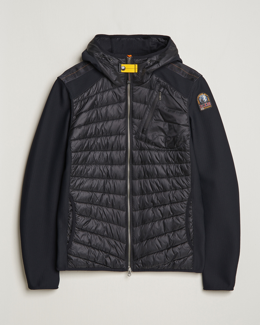 Heren | Jassen | Parajumpers | Nolan Mesh Hooded Hybrid Black