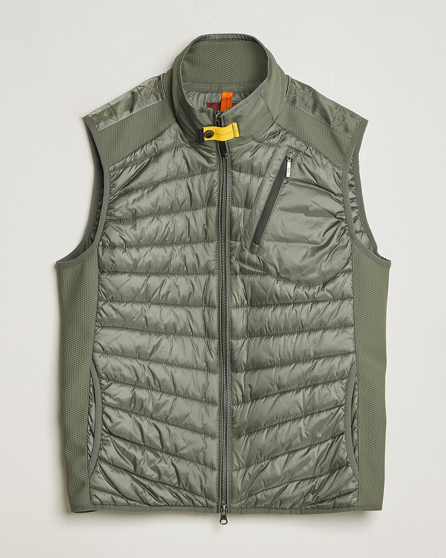 Heren | Jassen | Parajumpers | Zavier Hybrid Vest Thyme Green