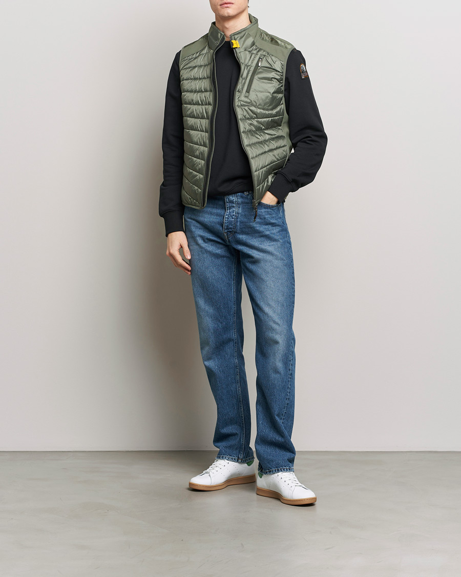 Heren | Jassen | Parajumpers | Zavier Hybrid Vest Thyme Green