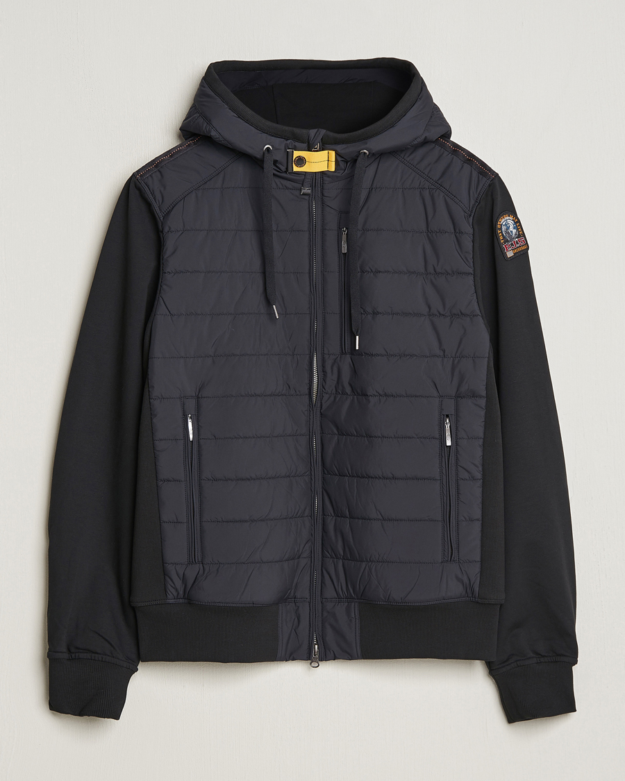 Heren | Jassen | Parajumpers | Ivor Hybrid Hooded Jacket Black