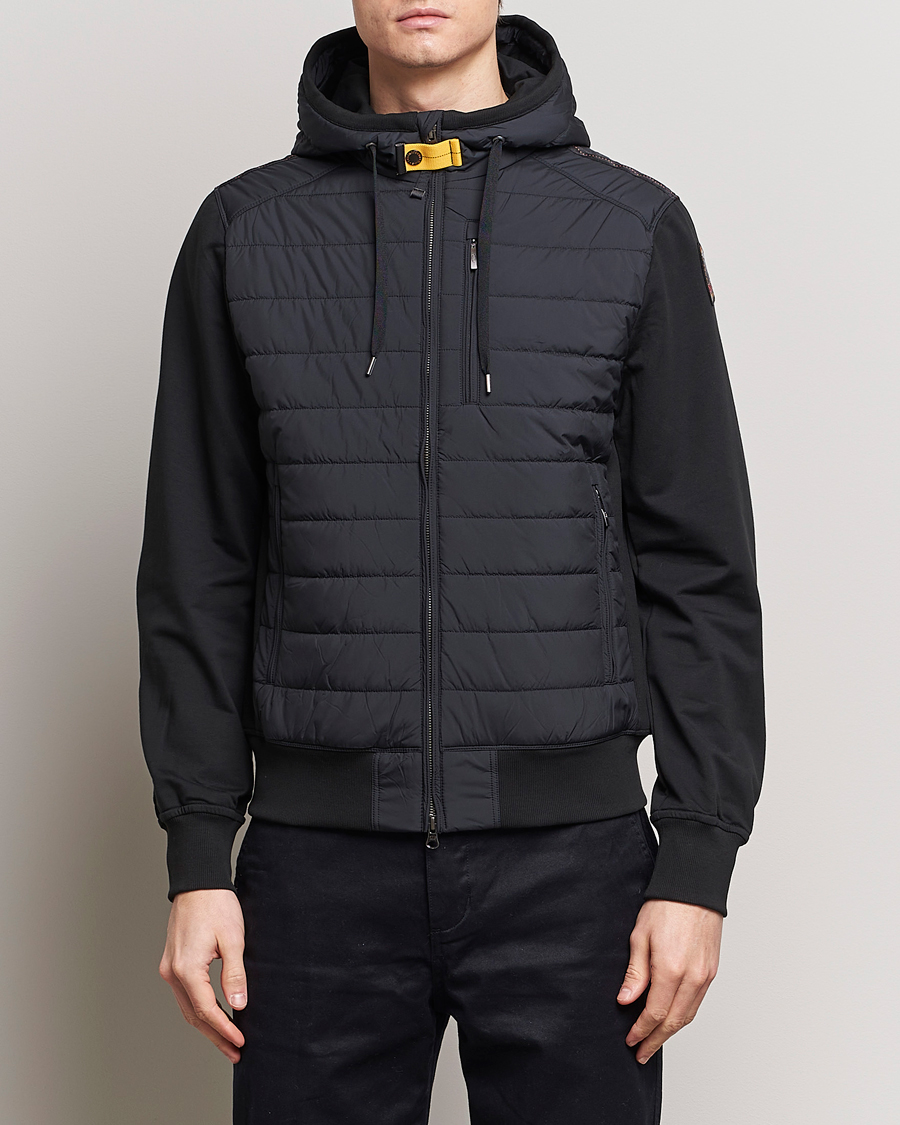 Heren | Jassen | Parajumpers | Ivor Hybrid Hooded Jacket Black