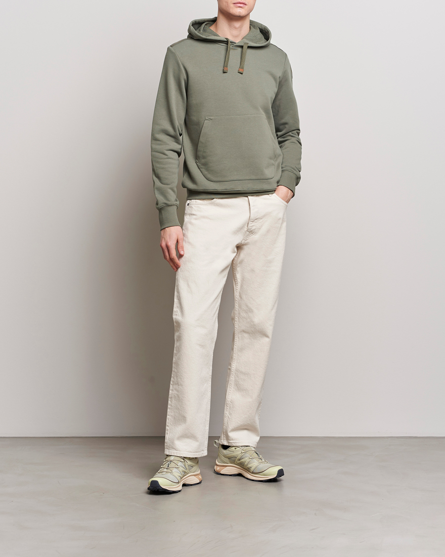 Heren | Truien | Parajumpers | Everest Super Easy Hoodie Thyme Green