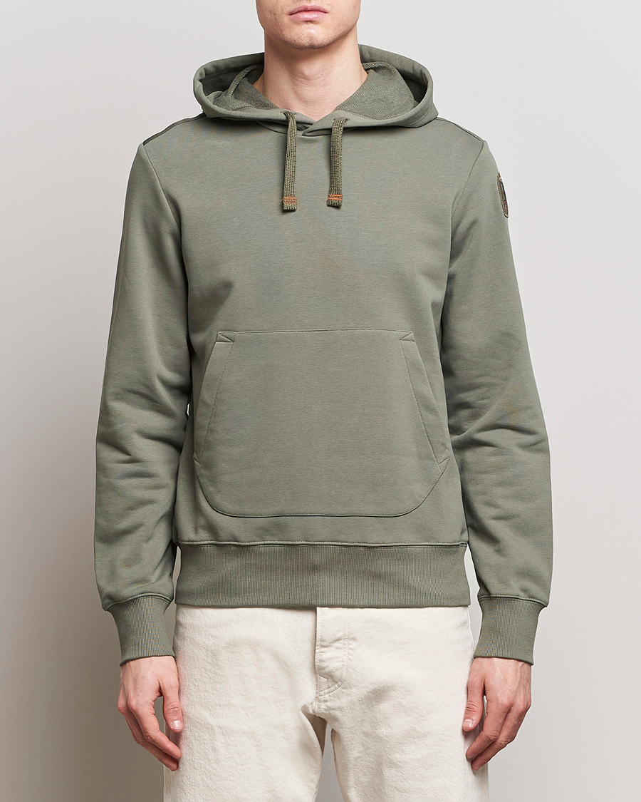 Heren | Truien | Parajumpers | Everest Super Easy Hoodie Thyme Green