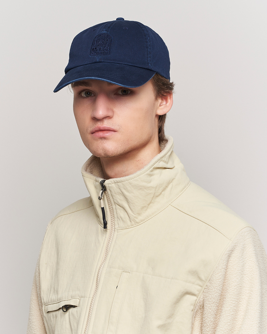 Heren | Parajumpers Ardine Logo Cap Blue Navy | Parajumpers | Ardine Logo Cap Blue Navy