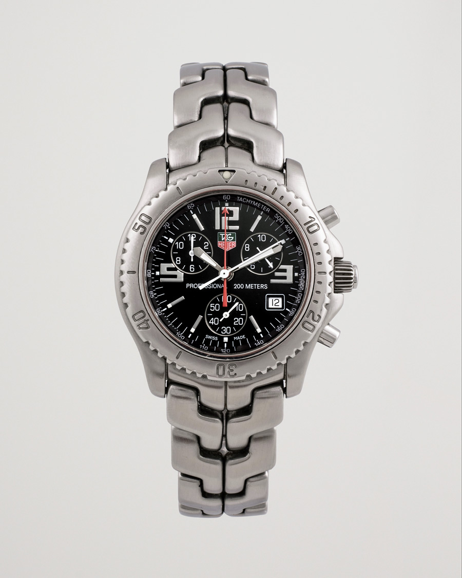 Heren | Tag Heuer Pre-Owned Link Quartz CT1111 Silver | Tag Heuer Pre-Owned | Link Quartz CT1111 Silver
