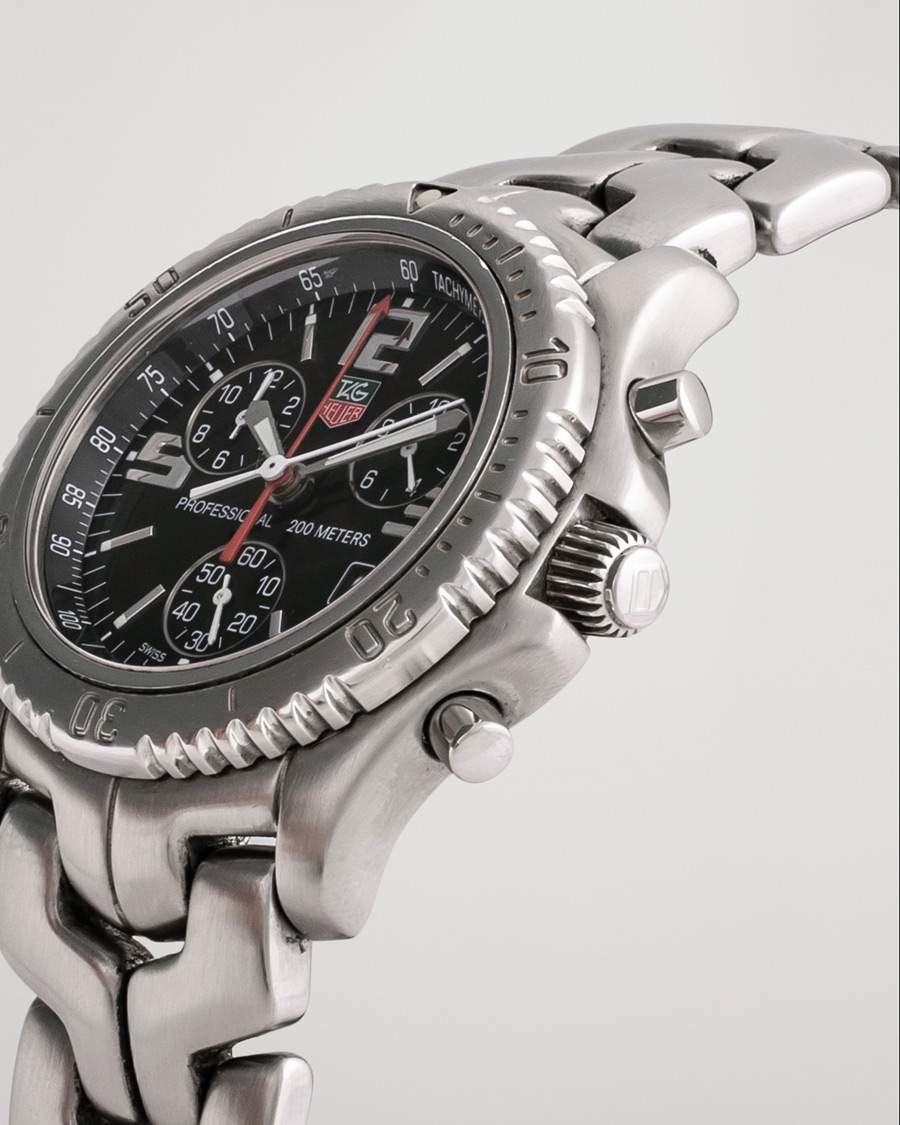 Heren | Tag Heuer Pre-Owned Link Quartz CT1111 Silver | Tag Heuer Pre-Owned | Link Quartz CT1111 Silver