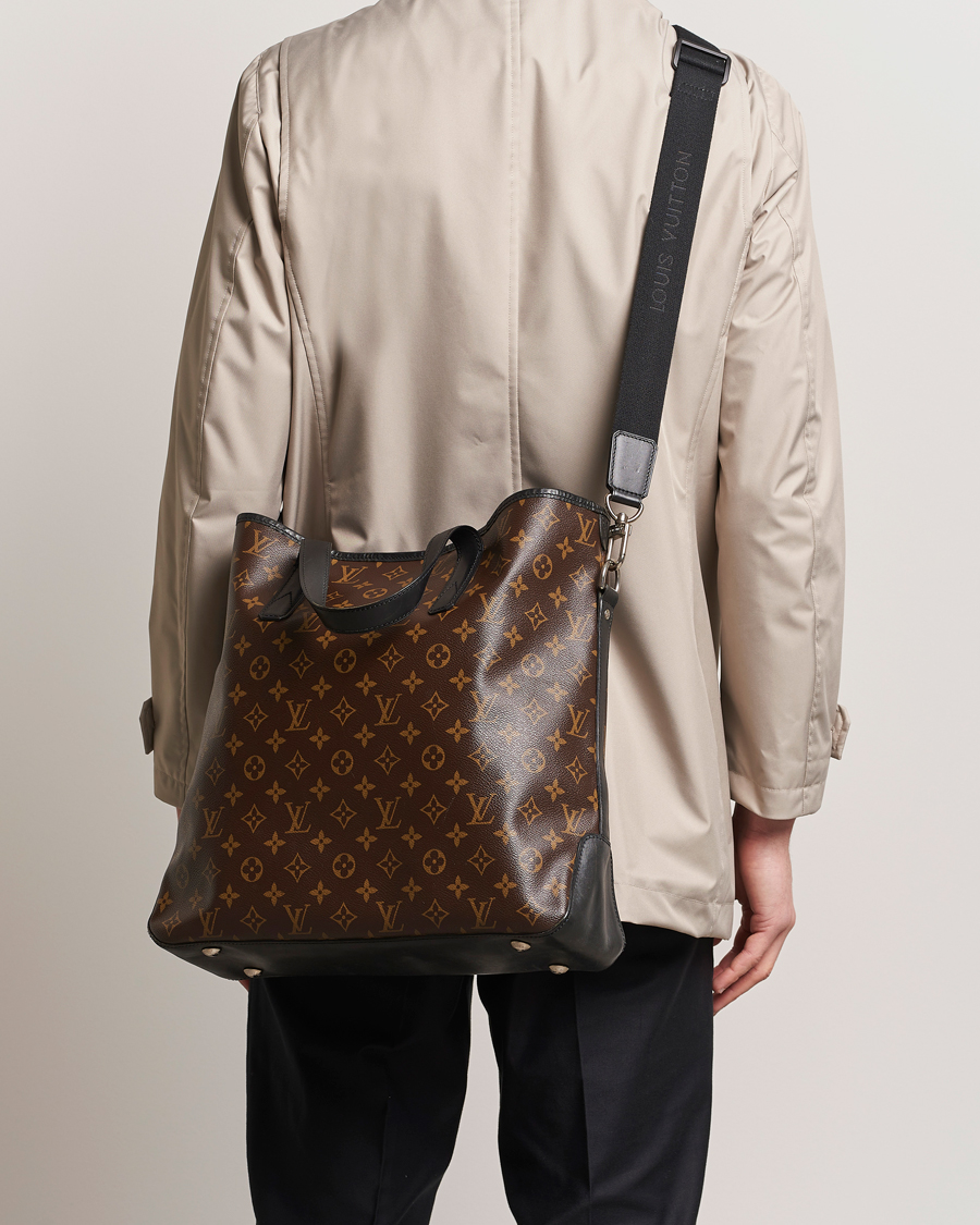 Heren | Pre-owned Accessoires | Louis Vuitton Pre-Owned | Davis Tote Bag Monogram Macassar