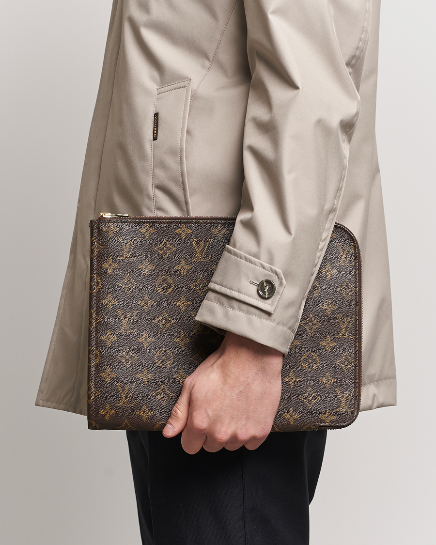 Heren | Accessoires | Louis Vuitton Pre-Owned | Posh Documan Document Bag Monogram