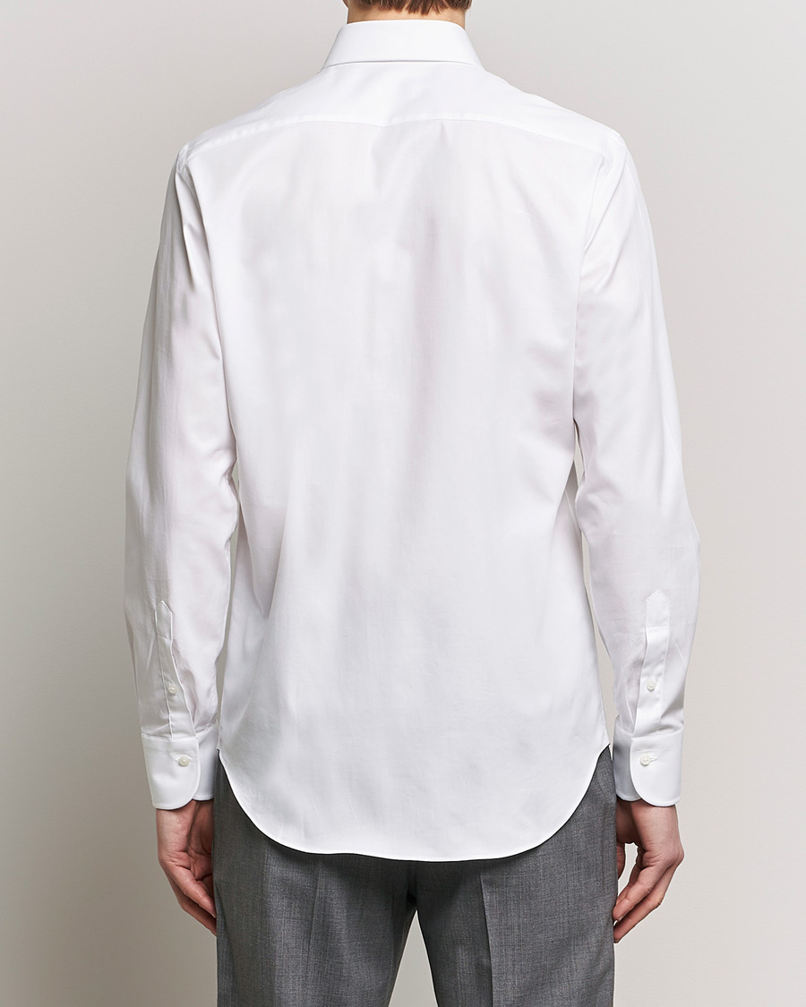 Heren | Overhemden | Grigio | Cotton Twill Dress Shirt White