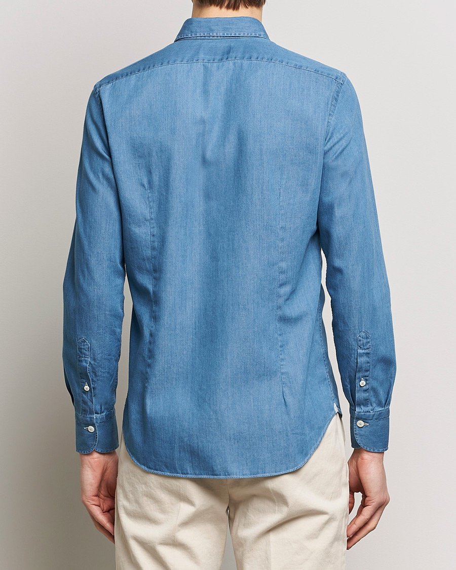 Heren | Overhemden | Grigio | Denim Shirt Medium Blue