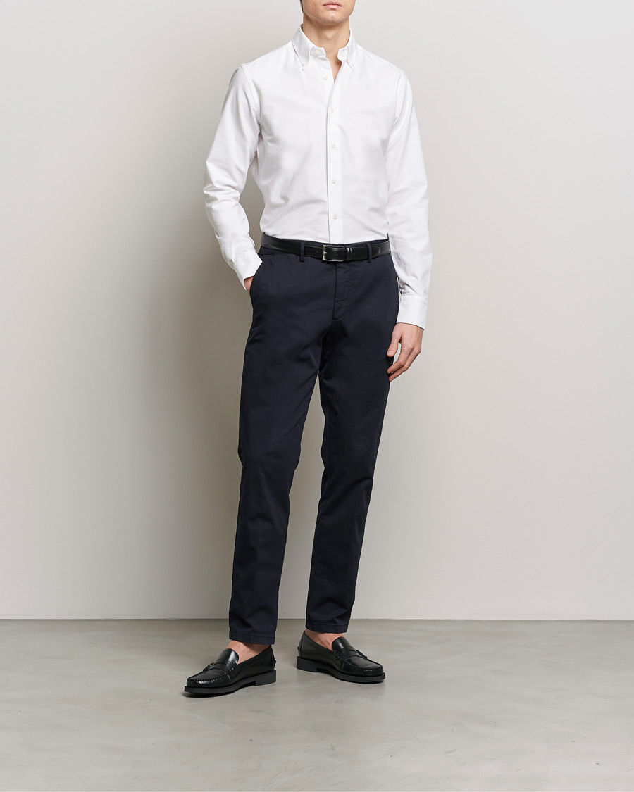 Heren | Overhemden | Grigio | Oxford Button Down Shirt White