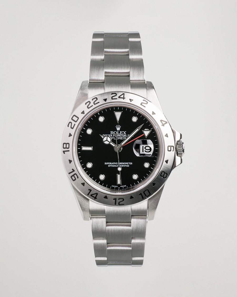 Heren | Rolex Pre-Owned Explorer II 16570 Silver | Rolex Pre-Owned | Explorer II 16570 Silver