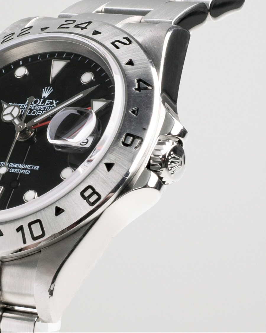 Heren | Rolex Pre-Owned Explorer II 16570 Silver | Rolex Pre-Owned | Explorer II 16570 Silver