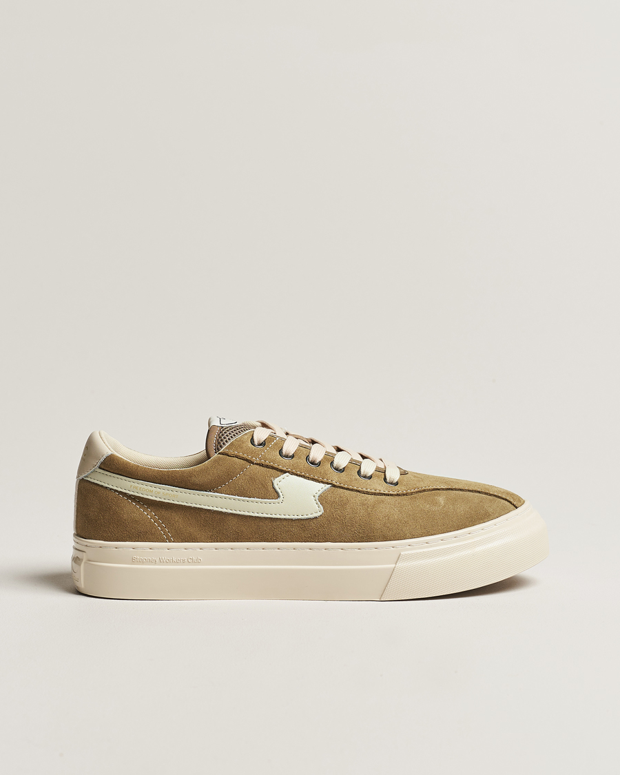 Heren | Stepney Workers Club Dellow S-Strike Suede Sneaker Desert/Ecru | Stepney Workers Club | Dellow S-Strike Suede Sneaker Desert/Ecru