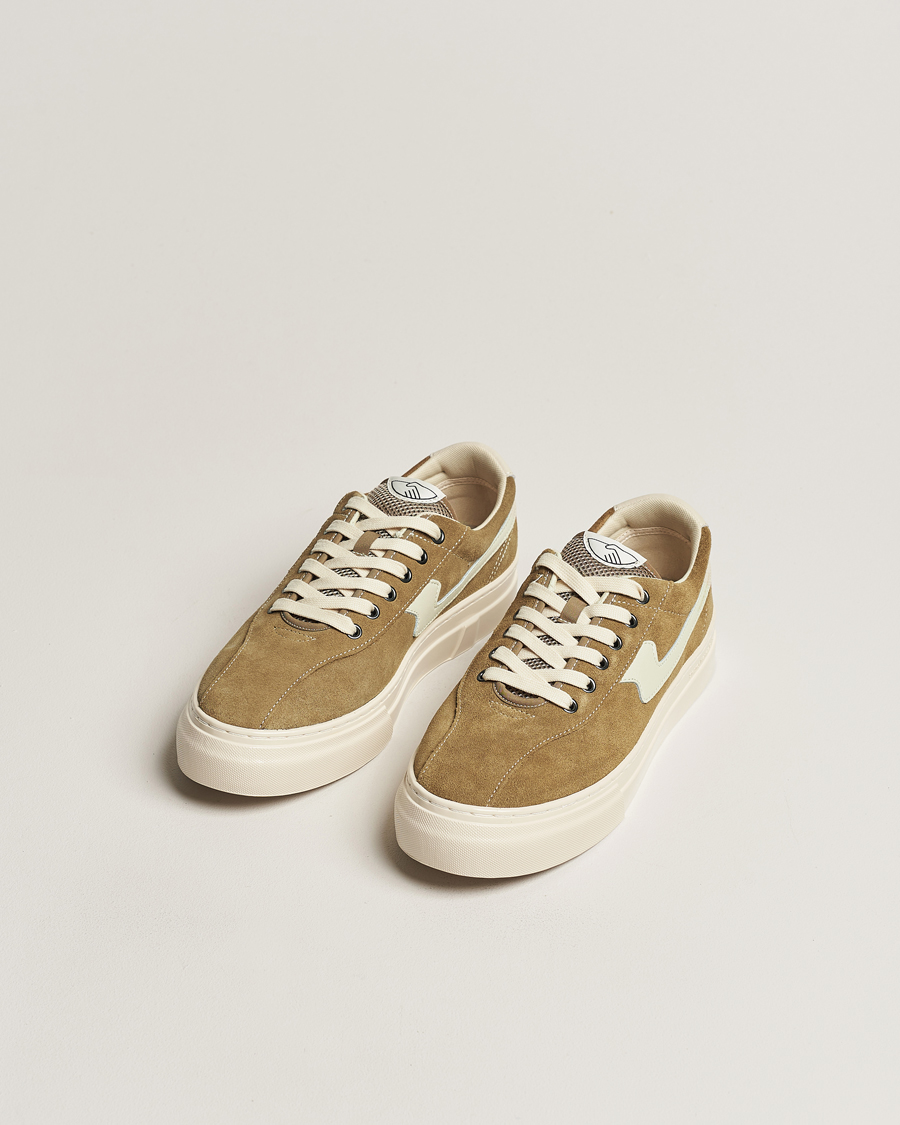 Heren | Stepney Workers Club Dellow S-Strike Suede Sneaker Desert/Ecru | Stepney Workers Club | Dellow S-Strike Suede Sneaker Desert/Ecru