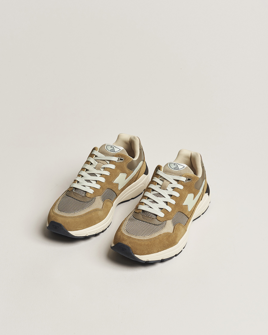 Heren | Suède schoenen | Stepney Workers Club | Amiel S-Strike Suede Mix Runner Desert