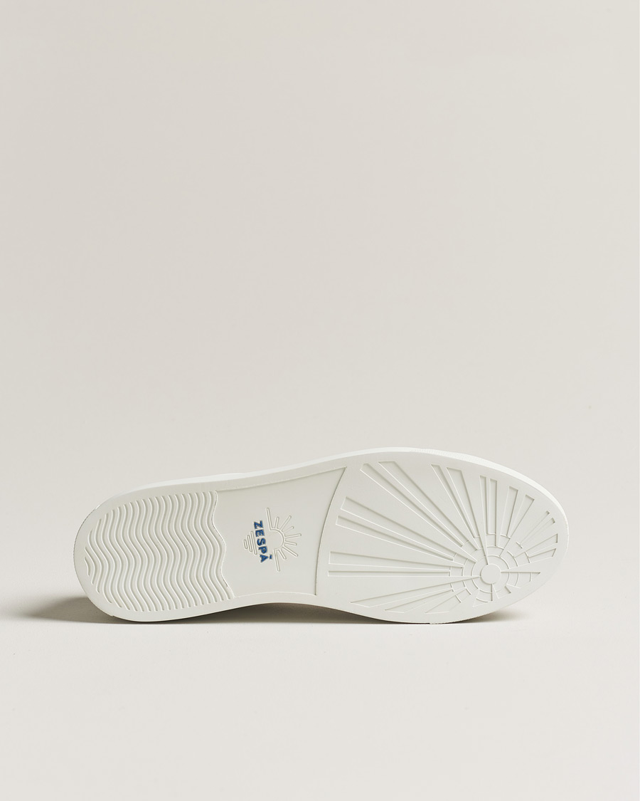 Heren | Zespà ZSP4 Nappa Leather Sneakers White/Navy | Zespà | ZSP4 Nappa Leather Sneakers White/Navy