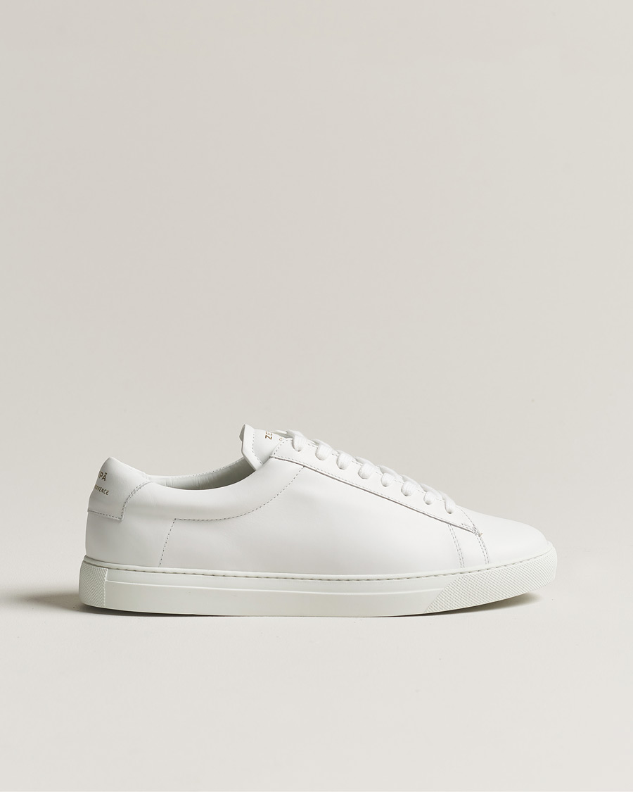 Heren | Zespà ZSP4 Nappa Leather Sneakers White | Zespà | ZSP4 Nappa Leather Sneakers White