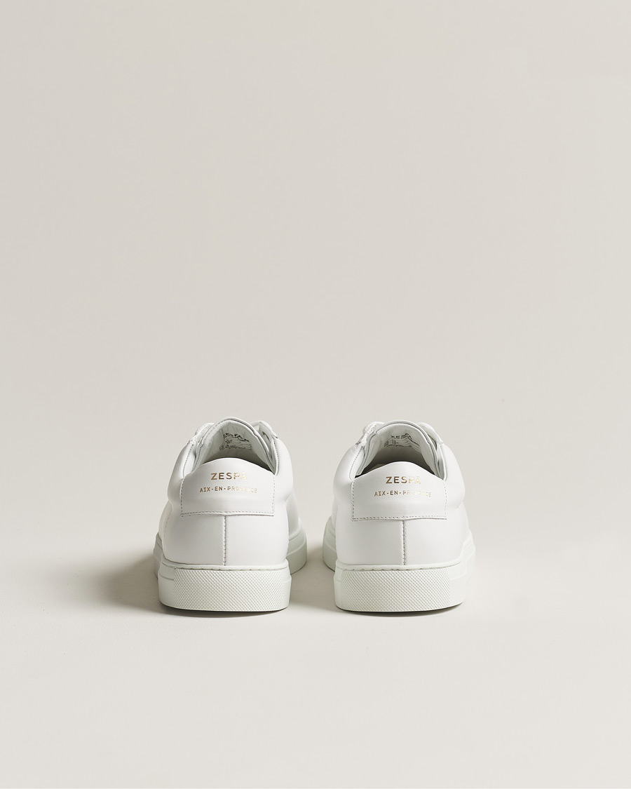 Zespa ZSP4 Nappa Leather Sneakers White Man CareOfCarl