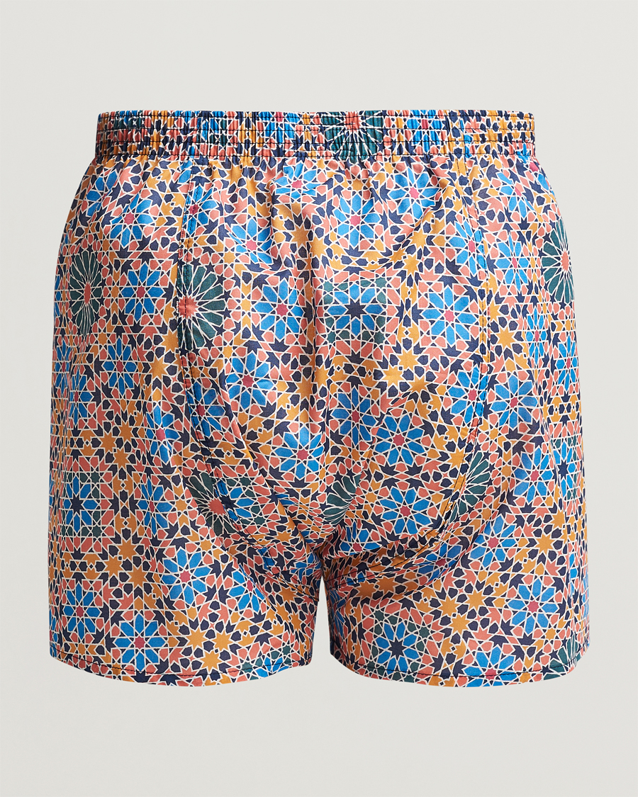 Heren | Boxershorts | Derek Rose | Classic Fit Woven Cotton Boxer Shorts Multi