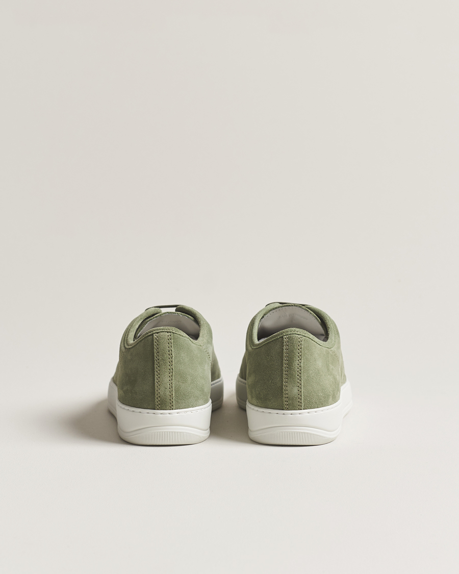 Heren | Lanvin Patent Cap Toe Sneaker Green | Lanvin | Patent Cap Toe Sneaker Green