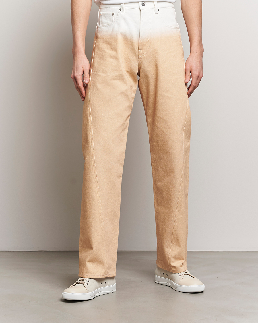 Heren |  | Lanvin | Degrade Twisted Pants Vanilla