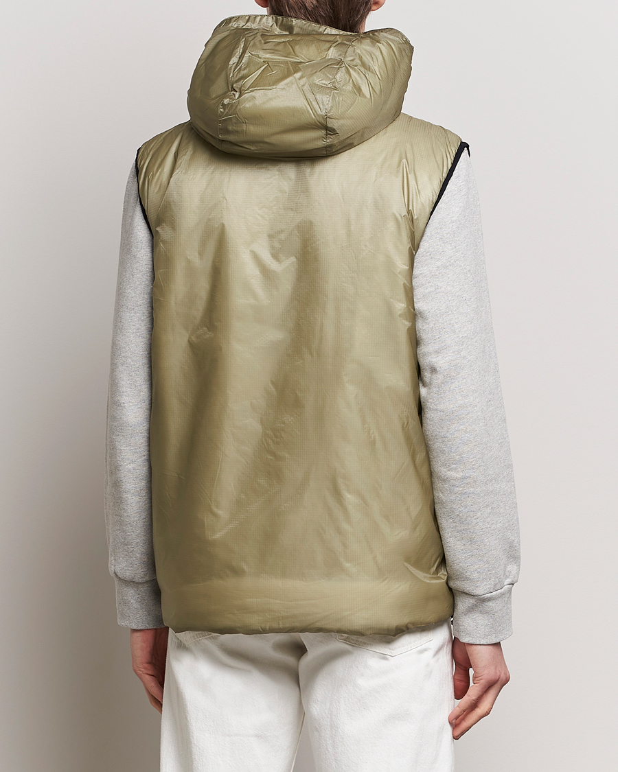 Heren | Jassen | RAINS | Kaunas Hybrid Hooded Vest Earth