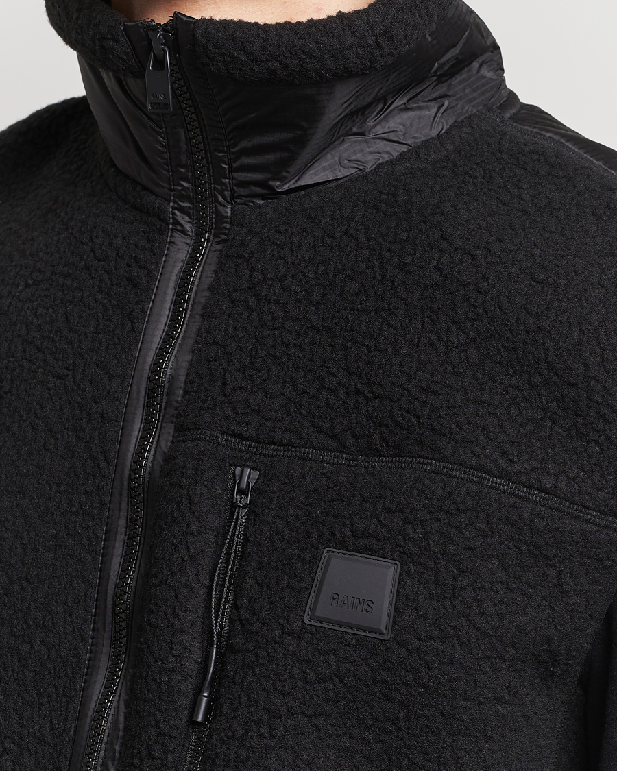 Heren | Truien | RAINS | Yermo Fleece Vest Black
