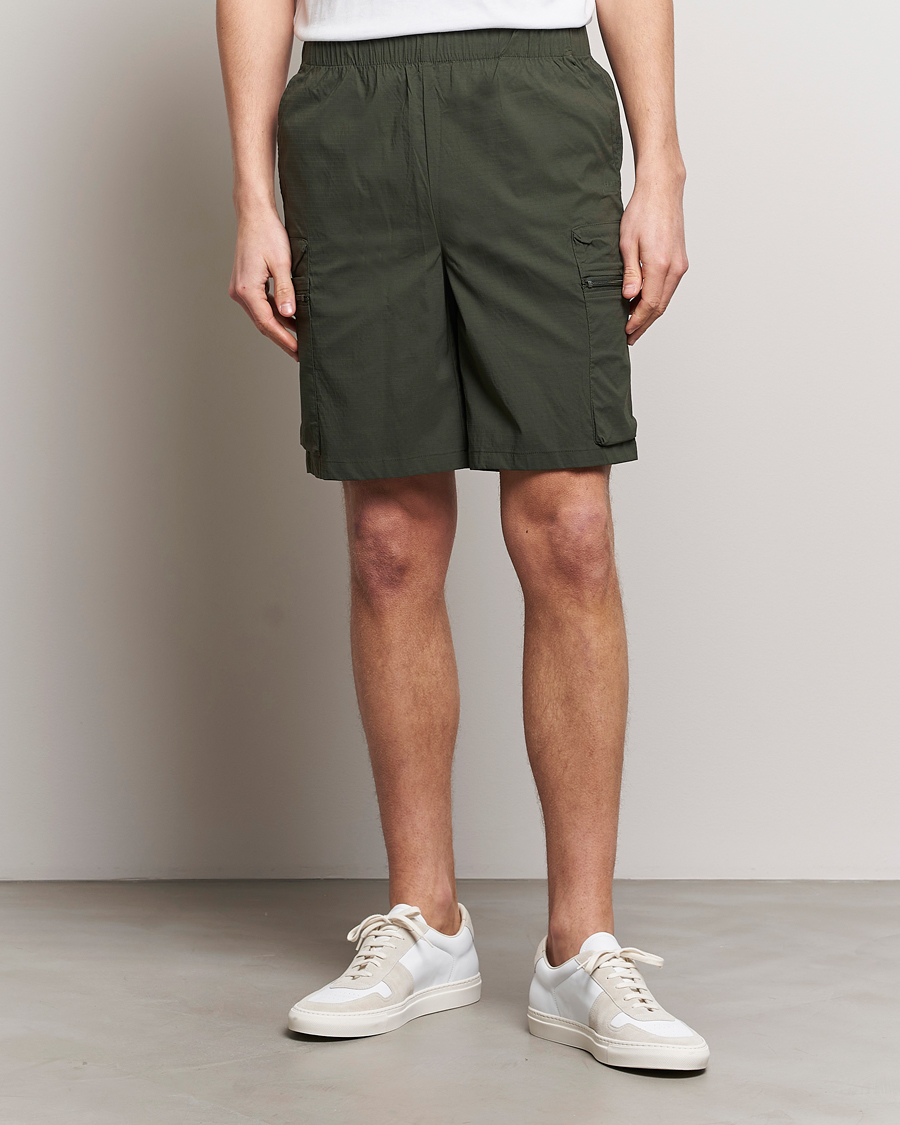 Heren |  | RAINS | Tomar Ripstop Cargo Shorts Green