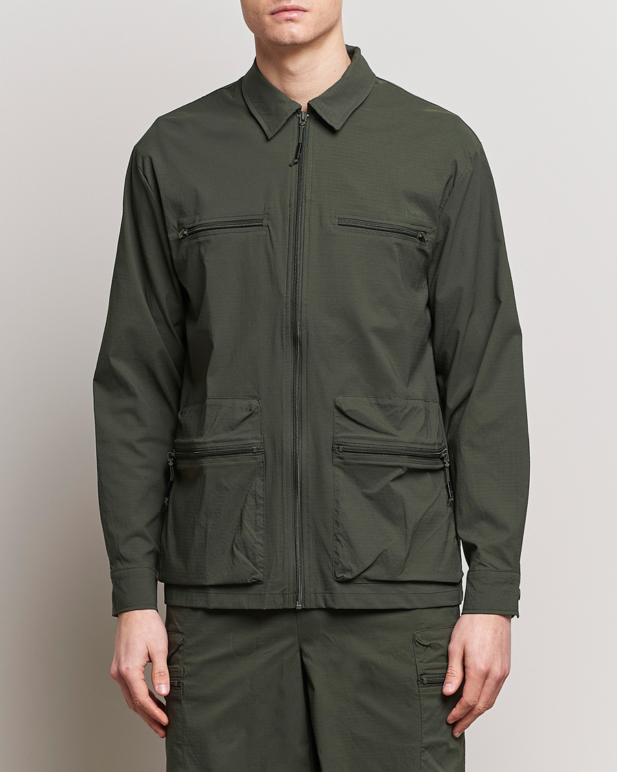 Heren | Shirt jassen | RAINS | Tomar Ripstop Overshirt Green