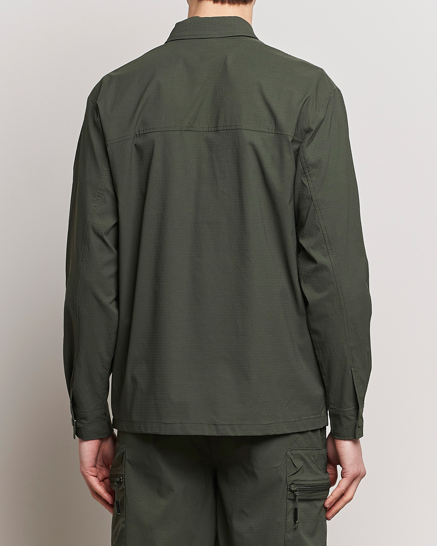 Heren | Overhemden | RAINS | Tomar Ripstop Overshirt Green
