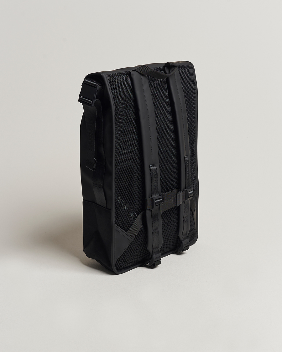 Heren | Tassen | RAINS | Trail Rolltop Backpack Black