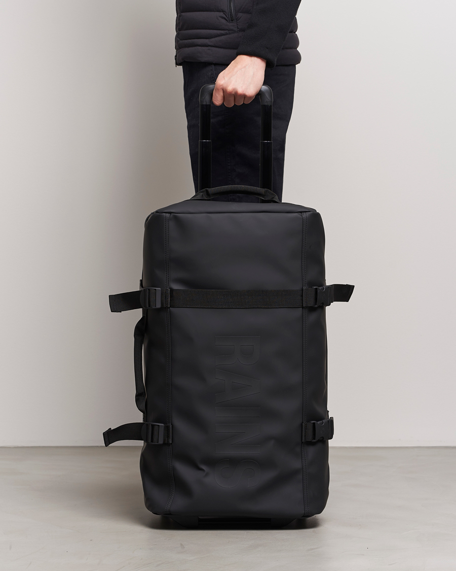 Heren | Accessoires | RAINS | Texel Check In Travel Bag Black