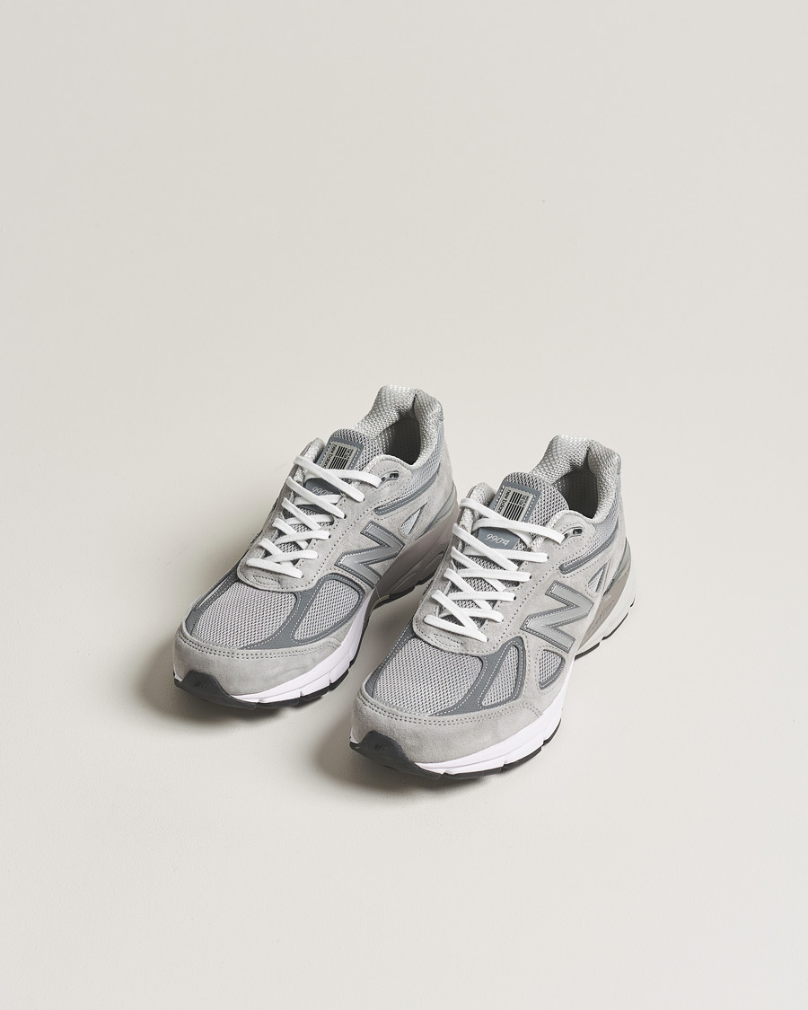 Heren | Hardloopsneakers | New Balance | Made in USA U990GR4 Grey/Silver