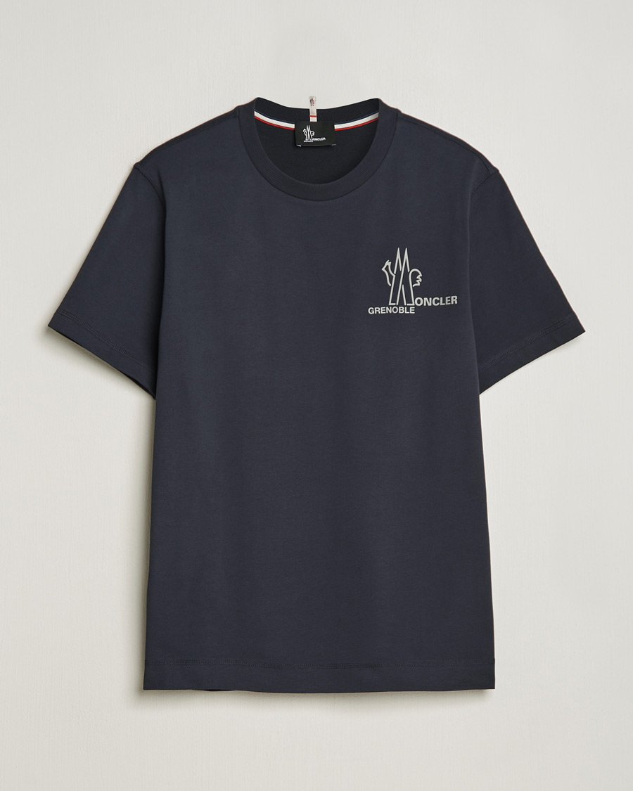 Heren | T-shirts | Moncler Grenoble | Short Sleeve T-Shirt Navy