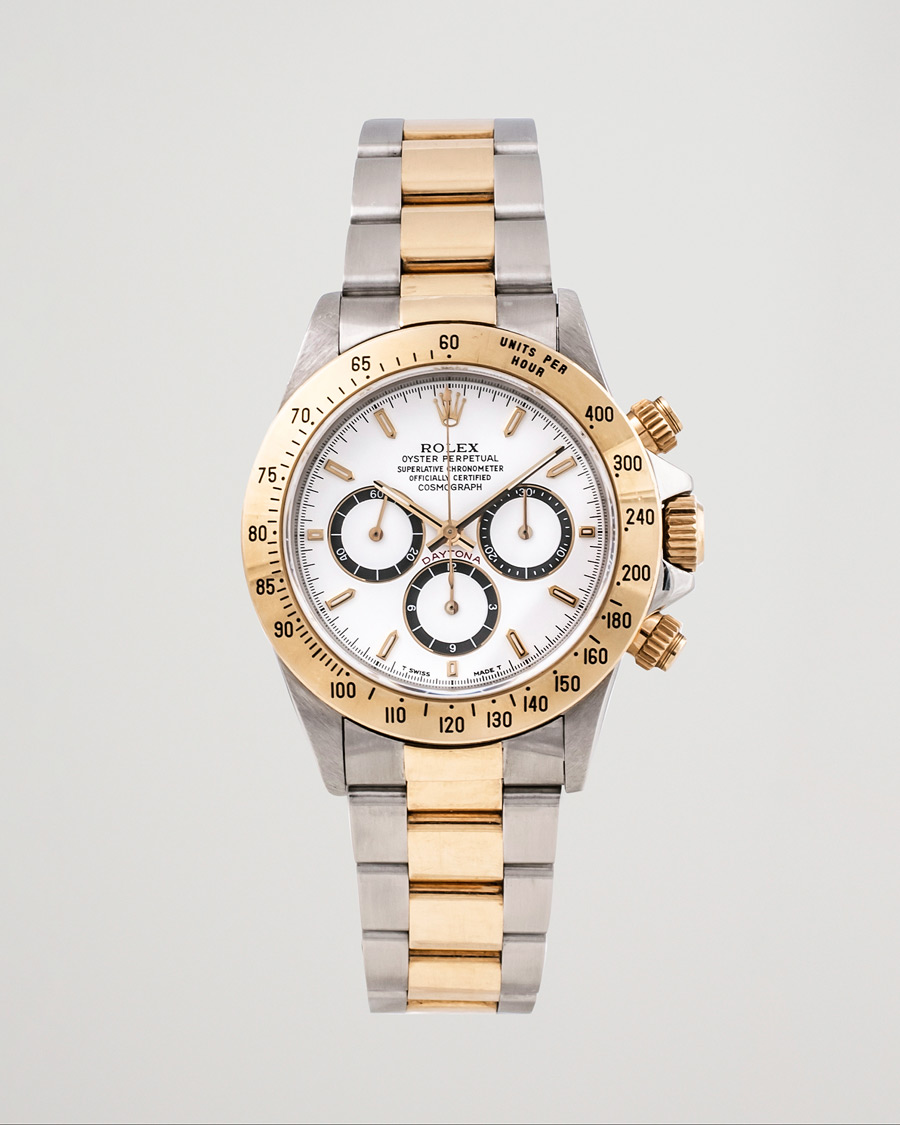 Heren | Rolex Pre-Owned Daytona 16523 G/S Silver | Rolex Pre-Owned | Daytona 16523 G/S Silver
