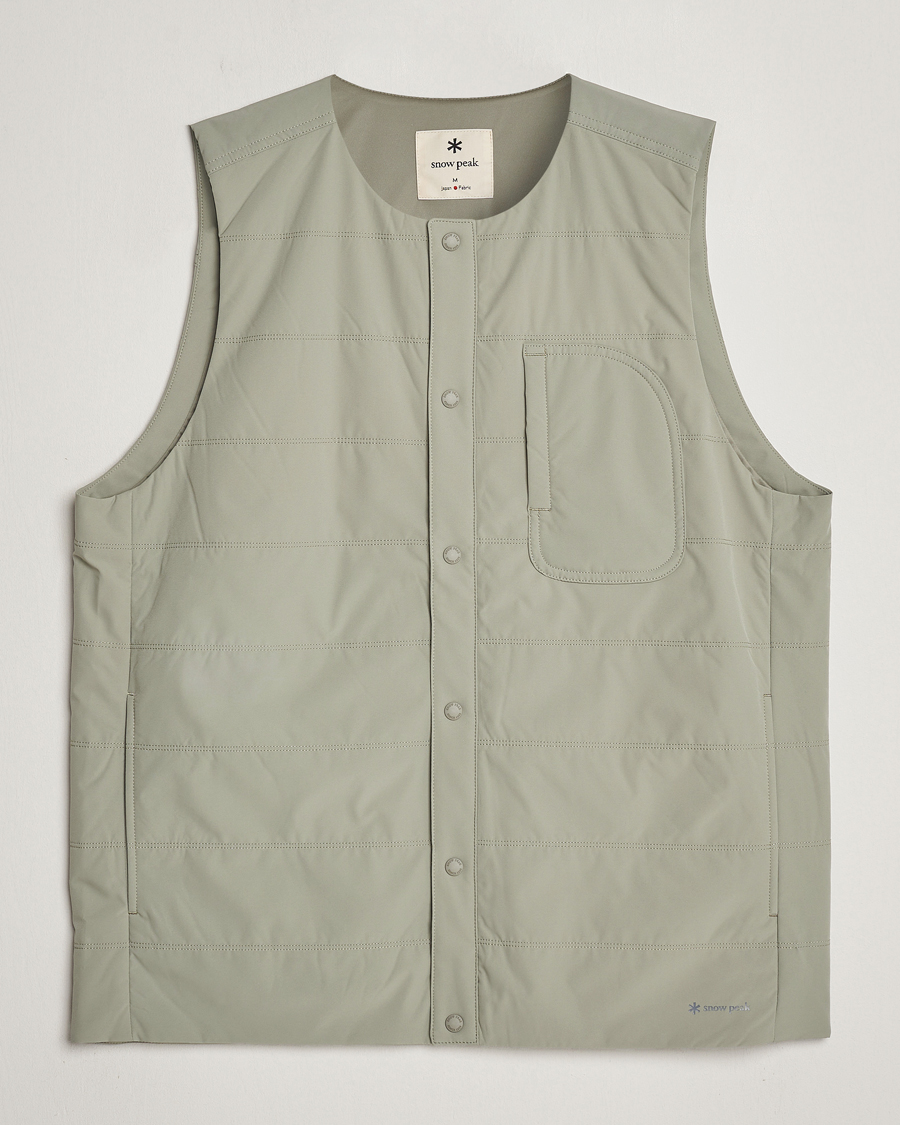 Heren | Jassen | Snow Peak | Flexible Insulated Vest Beige