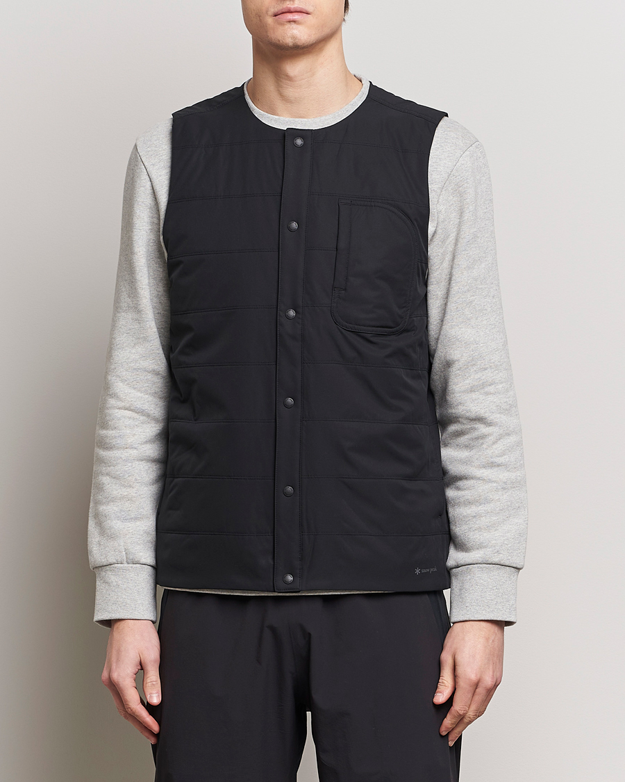 Heren | Japanese Department | Snow Peak | Flexible Insulated Vest Black