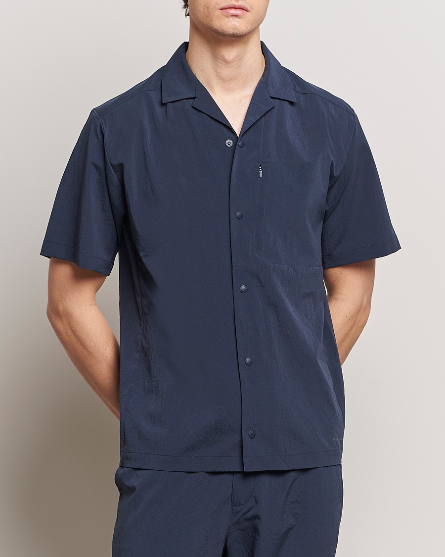 Heren |  | Snow Peak | Quick Dry Shirt Navy