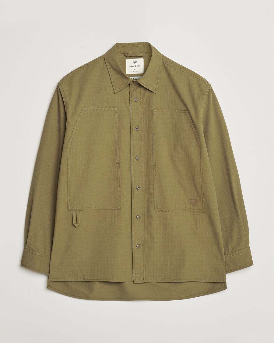 Heren | Overhemden | Snow Peak | Takibi Light Ripstop Overshirt Khaki