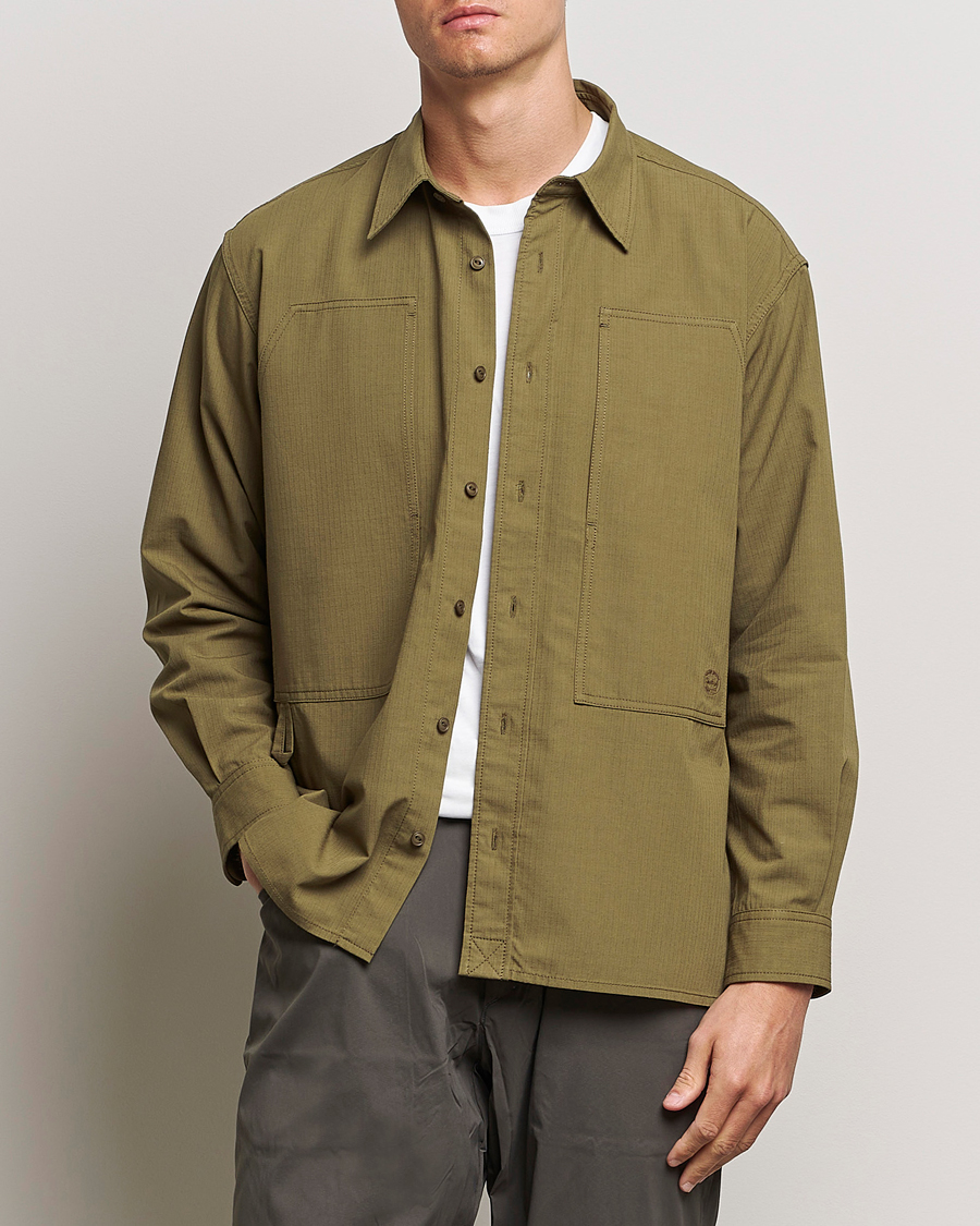 Herr | Senast inkommet | Snow Peak | Takibi Light Ripstop Overshirt Khaki