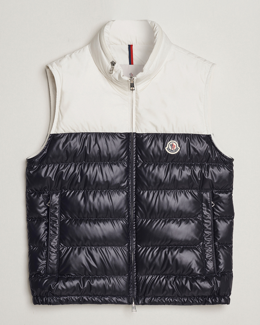 Heren | Jassen | Moncler | Cerces Vest White/Black