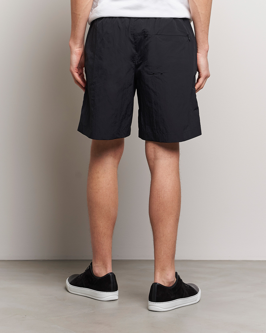 Heren | Zwembroek | Moncler | Lettering Logo Swim Shorts Black