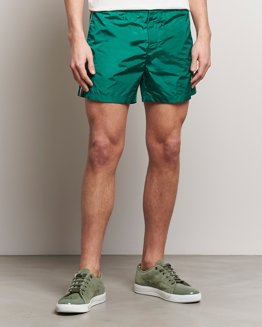 Heren |  | Moncler | Nylon Swim Shorts Emerald Green